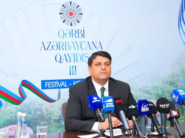 NDU-nun rektoru "Qərbi Azərbaycana qayıdış" III festival-konqresi ilə bağlı media üçün brifinq keçirib
